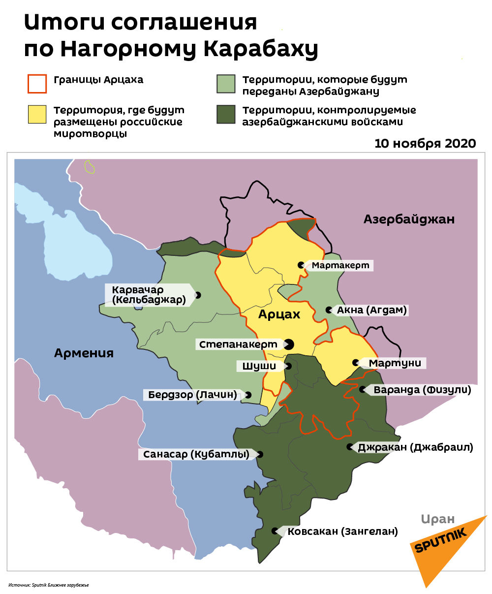 Итоги соглашения по Нагорному Карабаху - Sputnik Армения