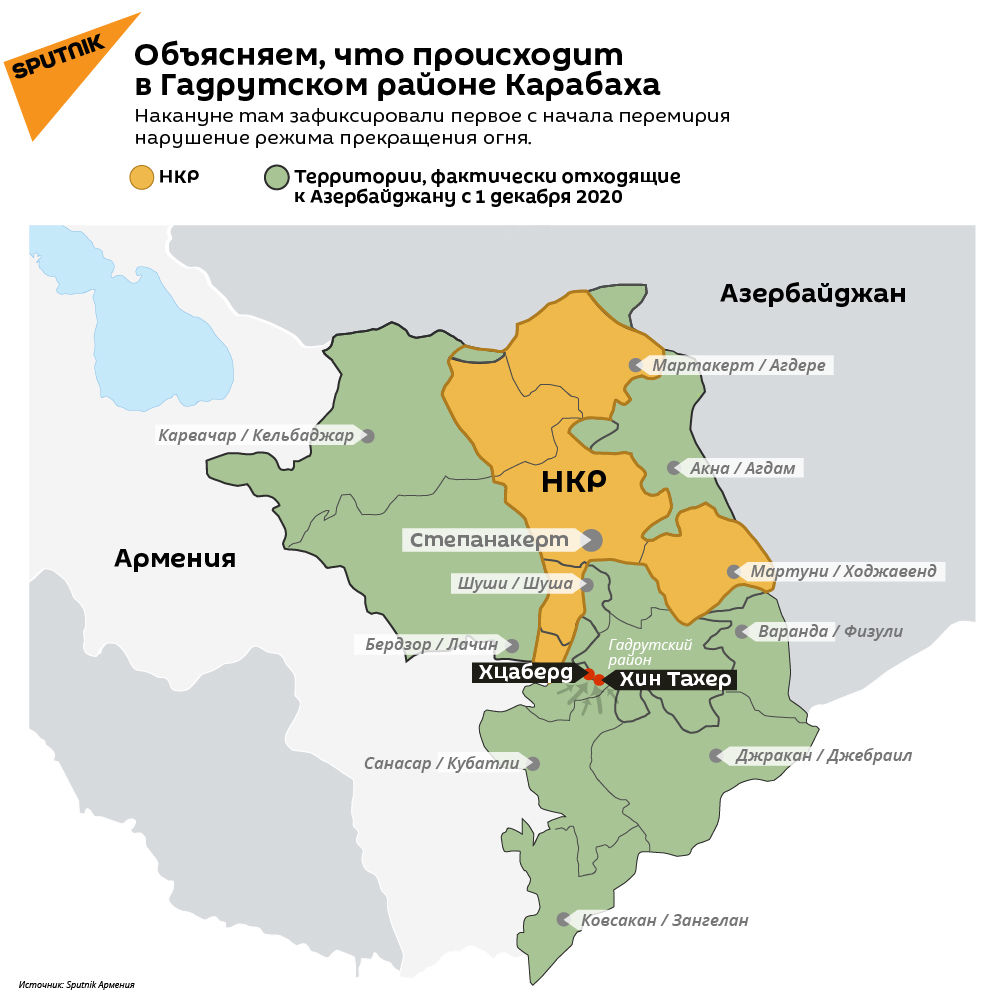Объясняем, что происходит в Гадрутском районе Карабаха - Sputnik Армения