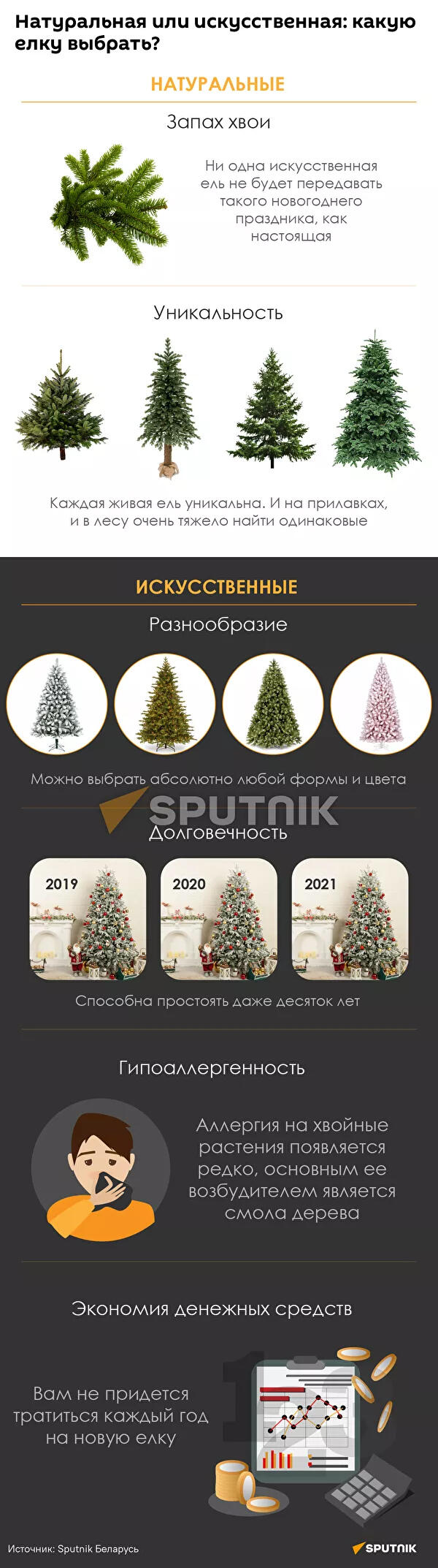 Натуральная или искусственная: какую елку выбрать - Sputnik Армения