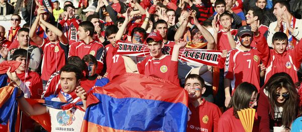 Футбол. Отборочный турнир ЧЕ 2012. Армения - Россия Футбол. Отборочный турнир ЧЕ 2012. Армения - Россия - Sputnik Армения