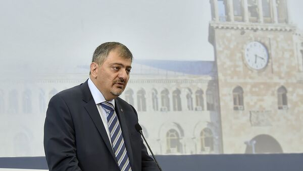 Вице-премьер Ваче Габриелян на конференции Экономическая повестка - Sputnik Армения