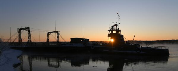 Работа паромных переправ в Красноярском крае - Sputnik Արմենիա