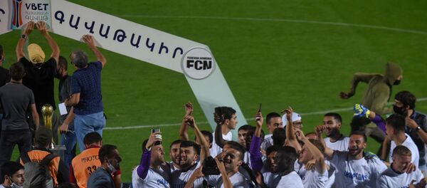 Финальный матч Kубка Армении по футболу между командами Ноа - Арарат-Армения (10 июля 2020). Еревaн Финальный матч Kубка Армении по футболу между командами Ноа - Арарат-Армения (10 июля 2020). Еревaн - Sputnik Արմենիա