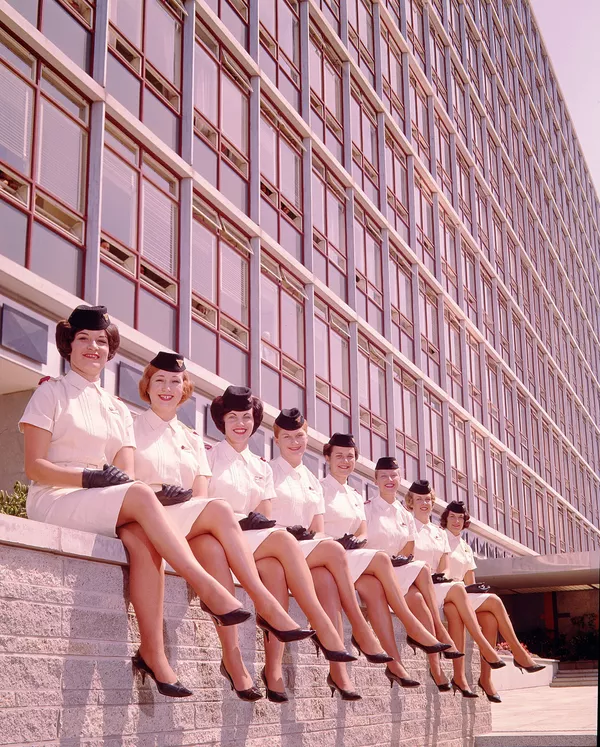 Летняя униформа стюардесс авиакомпании National Airways Corporation, 1959 год Летняя униформа стюардесс авиакомпании National Airways Corporation, 1959 год - Sputnik Армения