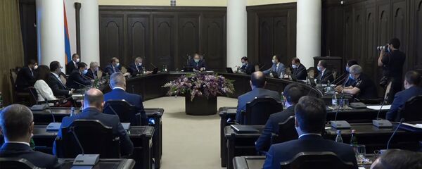 Внеочередное заседание правительства Армении (13 июля 2020). Еревaн - Sputnik Արմենիա