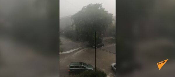 Ջրհեղեղ Գյումրիյում - Sputnik Армения