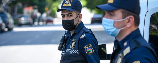 Полицейские в Азербайджане  - Sputnik Армения