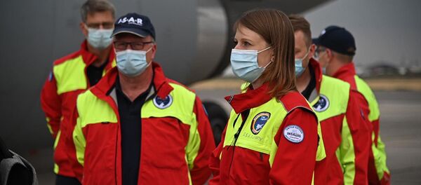 Врачи и специалисты здравоохранения из Германии прибыли с гуманитарной миссией в Армению (13 июля 2020). Еревaн - Sputnik Армения