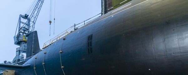 Спуск на воду атомной подлодки проекта Ясень-М в Северодвинске - Sputnik Արմենիա