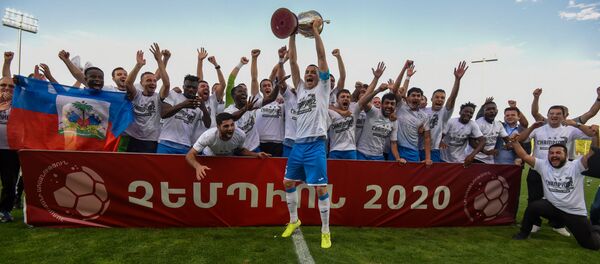 Решающий матч на титул между командами Арарат-Армения- Ноа (14 июля 2020). Еревaн - Sputnik Армения