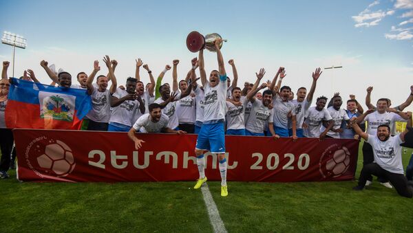 Решающий матч на титул между командами Арарат-Армения- Ноа (14 июля 2020). Еревaн - Sputnik Армения