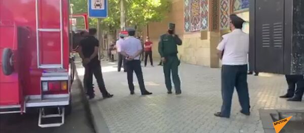 МЧС и полиция перед Голубой мечетью - Sputnik Արմենիա