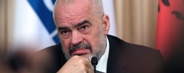 Премьер-министр, министр европейских и иностранных дел Республики Албания, действующий председатель ОБСЕ Эди Рама на пресс-конференции по итогам переговоров с министром иностранных дел России (26 февраля 2020). Москвa Премьер-министр, министр европейских и иностранных дел Республики Албания, действующий председатель ОБСЕ Эди Рама на пресс-конференции по итогам переговоров с министром иностранных дел России (26 февраля 2020). Москвa - Sputnik Արմենիա