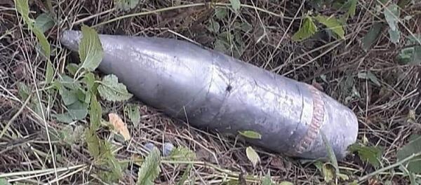 Невзорвавшийся снаряд в Тавуше Невзорвавшийся снаряд в Тавуше - Sputnik Արմենիա