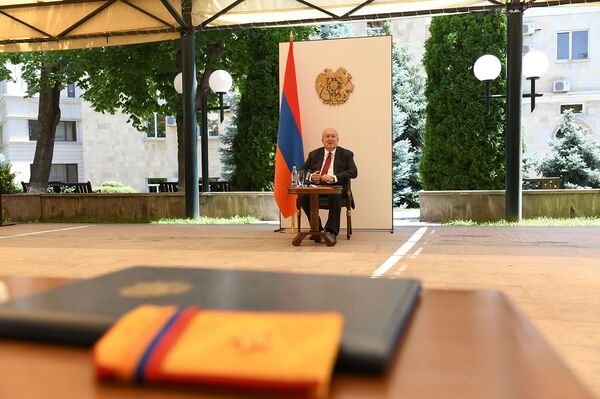 Агрессия Баку обречена на провал: комментарий президента Армении о ситуации на границе Агрессия Баку обречена на провал: комментарий президента Армении о ситуации на границе - Sputnik Армения