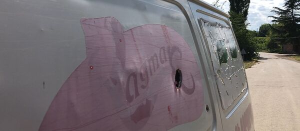 Кадры из обстреливаемого Азербайджаном армянского села Айгепар - без комментариев - Sputnik Արմենիա