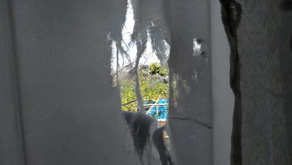 Пострадавший от обстрелов жилой дом в селе Неркин Кармирахпюр, Тавуш - Sputnik Արմենիա