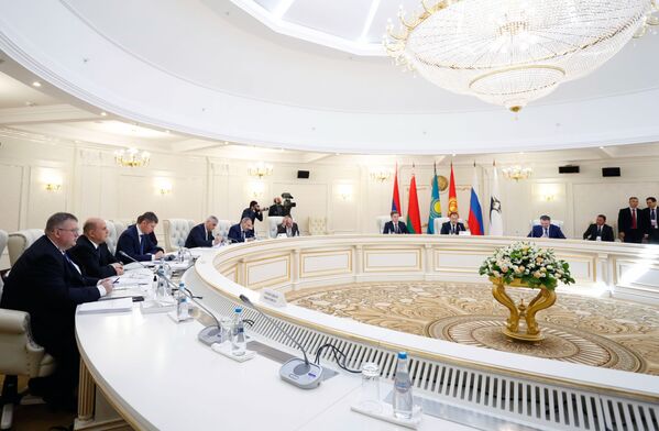 Рабочий визит премьер-министра РФ М. Мишустина в Минск - Sputnik Армения