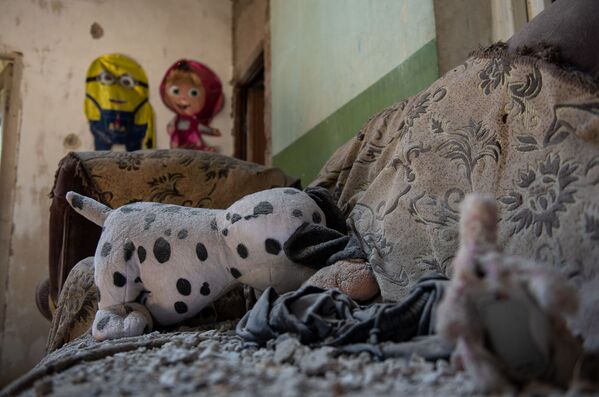 Այգեպարի տներից մեկի մանկական սենյակը հրետակոծությունից հետո - Sputnik Արմենիա