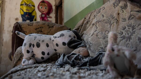 Детская комната в разрушенном после обстрелов доме (18 июля 2020). Тавуш - Sputnik Արմենիա