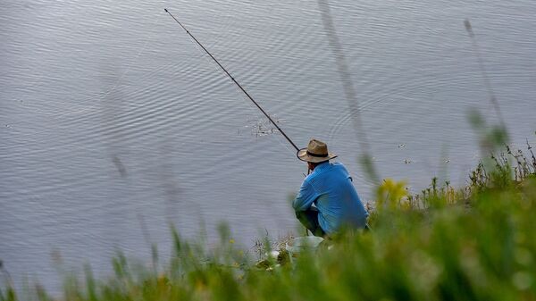 Рыбак у озера - Sputnik Արմենիա