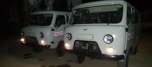 Машина скорой помощи бердского спасательного отряда Машина скорой помощи бердского спасательного отряда - Sputnik Արմենիա