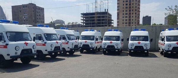 Новые автомобили УАЗ скорой помощи для областей Армении Новые автомобили УАЗ скорой помощи для областей Армении - Sputnik Армения