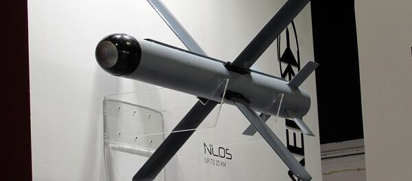 Полномасштабный макет ракеты Spike NLOS, изготовленной израильской компанией Rafael Systems - Sputnik Արմենիա