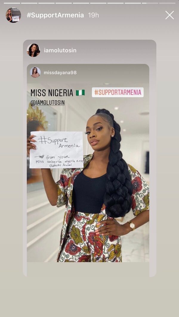 Աջակցում եմ Հայաստանին. Դայանայի կոչին արձագանքել են «Միսս տիեզերք 2019»–ի գեղեցկուհիները - Sputnik Արմենիա