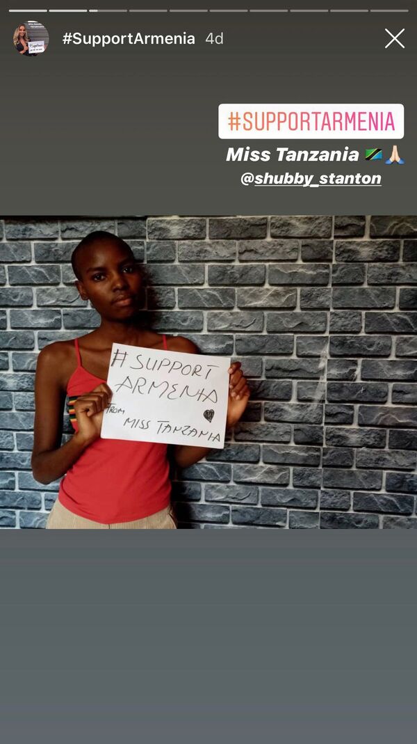 Աջակցում եմ Հայաստանին. Դայանայի կոչին արձագանքել են «Միսս տիեզերք 2019»–ի գեղեցկուհիները - Sputnik Արմենիա