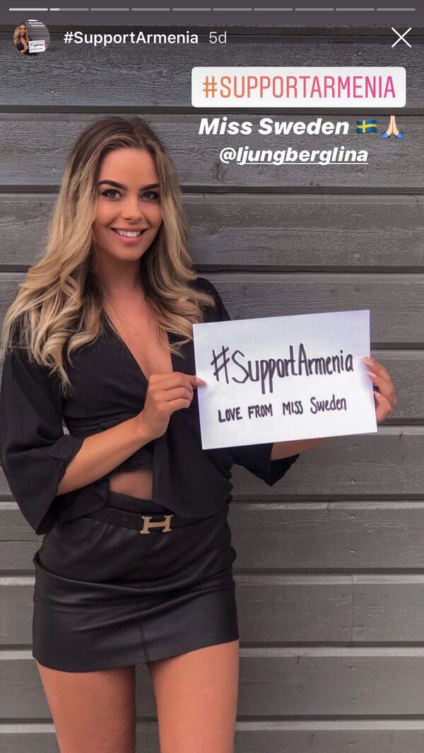 Աջակցում եմ Հայաստանին. Դայանայի կոչին արձագանքել են «Միսս տիեզերք 2019»–ի գեղեցկուհիները - Sputnik Արմենիա