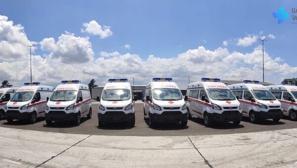 Министерство здравоохранения показало новые автомобили скорой помощи (23 июля 2020). Еревaн - Sputnik Армения