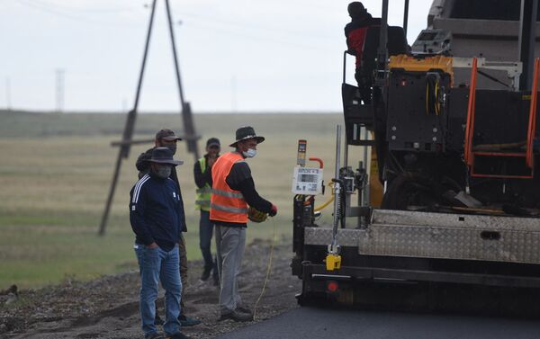 Ремонтные работы автодороги Цовагюх-Шоржа (24 июля 2020). Гегакуник - Sputnik Армения