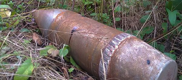 Невзорвавшийся снаряд в Тавуше - Sputnik Армения