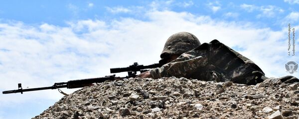 Проверки на позиции одной из воинских частей Армении - Sputnik Армения