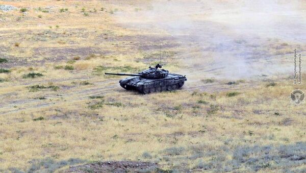 Тренировки армянских танкистов - Sputnik Армения