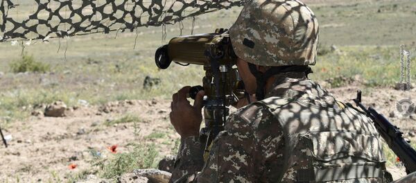 Тренировочные учения армянских военнослужащих - Sputnik Արմենիա