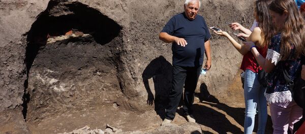 Место обнаружения древних останков в Болгарии - Sputnik Армения