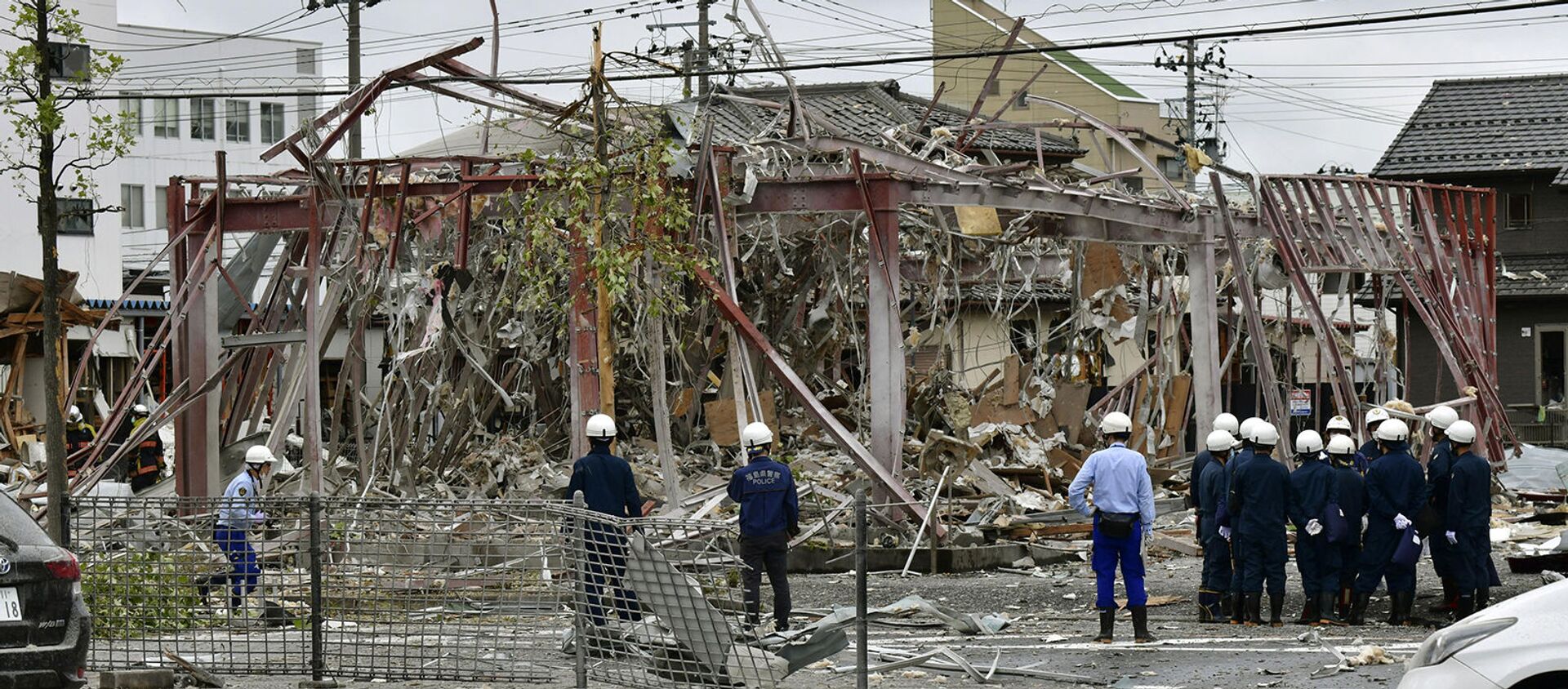 Взрыв в ресторане из-за утечки газа (20 июля 2020). Корияма, Япония - Sputnik Армения, 1920, 30.07.2020