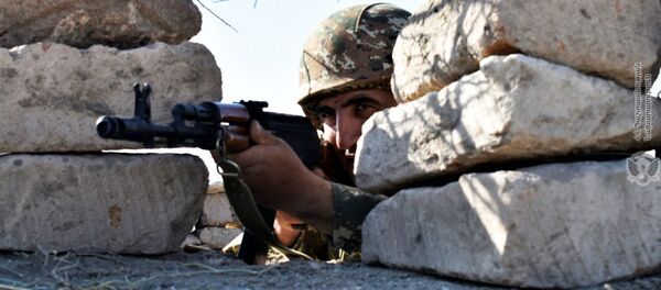 Учебные тренировки армянских военнослужащих - Sputnik Արմենիա