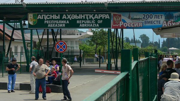 Российско-абхазская граница - Sputnik Արմենիա