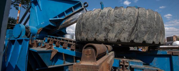 Завод по переработке использованных покрышек (31 июля 2020). Абовян - Sputnik Արմենիա