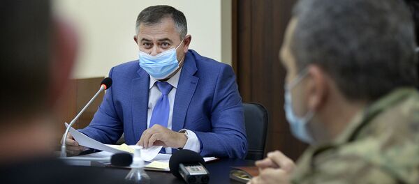 Председатель военно-промышленного комитета Министерства высоких технологий РА Артак Давтян принял руководителей компаний, производящих армянские беспилотные летательные аппараты (БПЛА). - Sputnik Արմենիա