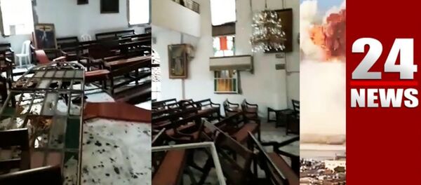 Բեյրութում ուժգին պայթյունից վնասվել է հայկական Սուրբ Գևորգ եկեղեցին - Sputnik Արմենիա