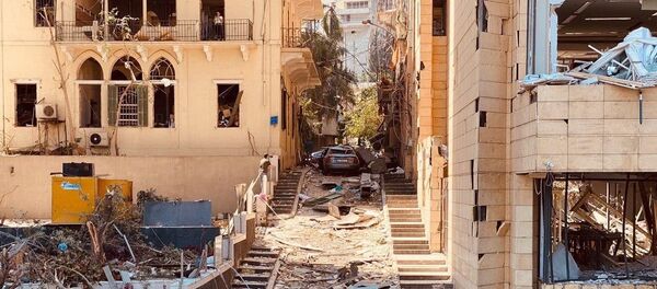 Последствия взрыва в Бейруте (5 августа 2020). Последствия взрыва в Бейруте (5 августа 2020). - Sputnik Արմենիա