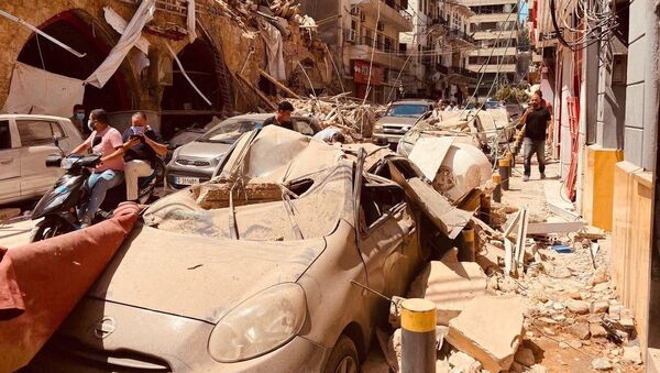 Последствия взрыва в Бейруте (5 августа 2020). - Sputnik Արմենիա