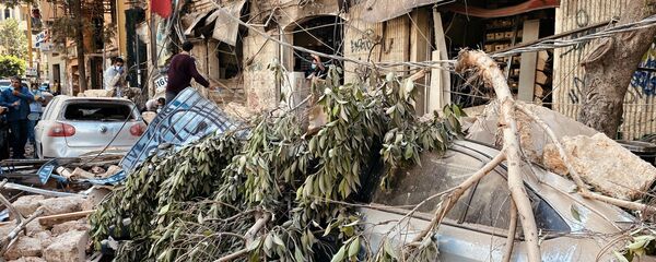 Последствия взрыва в Бейруте (5 августа 2020). Последствия взрыва в Бейруте (5 августа 2020). - Sputnik Армения