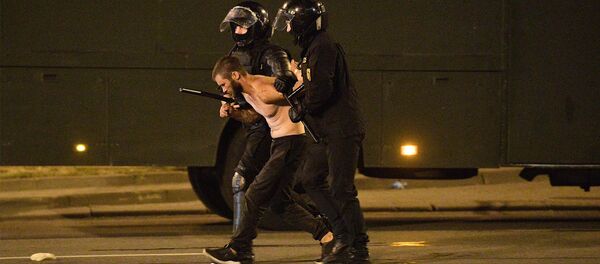 Акция протеста в Беларуси (9 августа 2020). Минск - Sputnik Армения