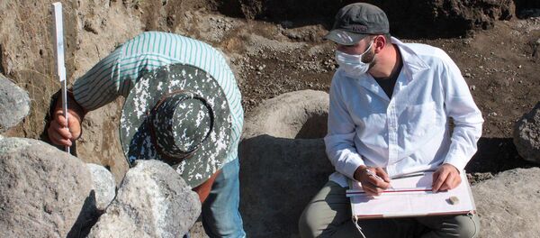 Археологические раскопки в Лернакерте, Ширак - Sputnik Армения