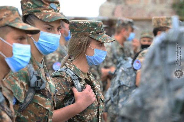 Очередная группа армянских миротворцев отправилась в Афганистан - Sputnik Армения